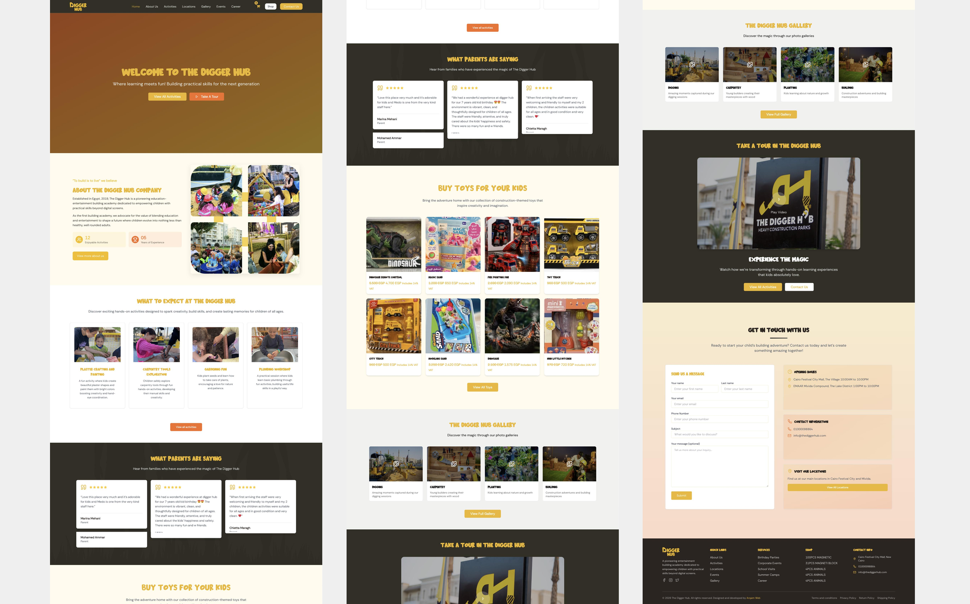The Digger Hub Website