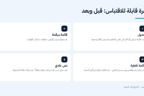 فقرة قابلة للاقتباس: قبل وبعد